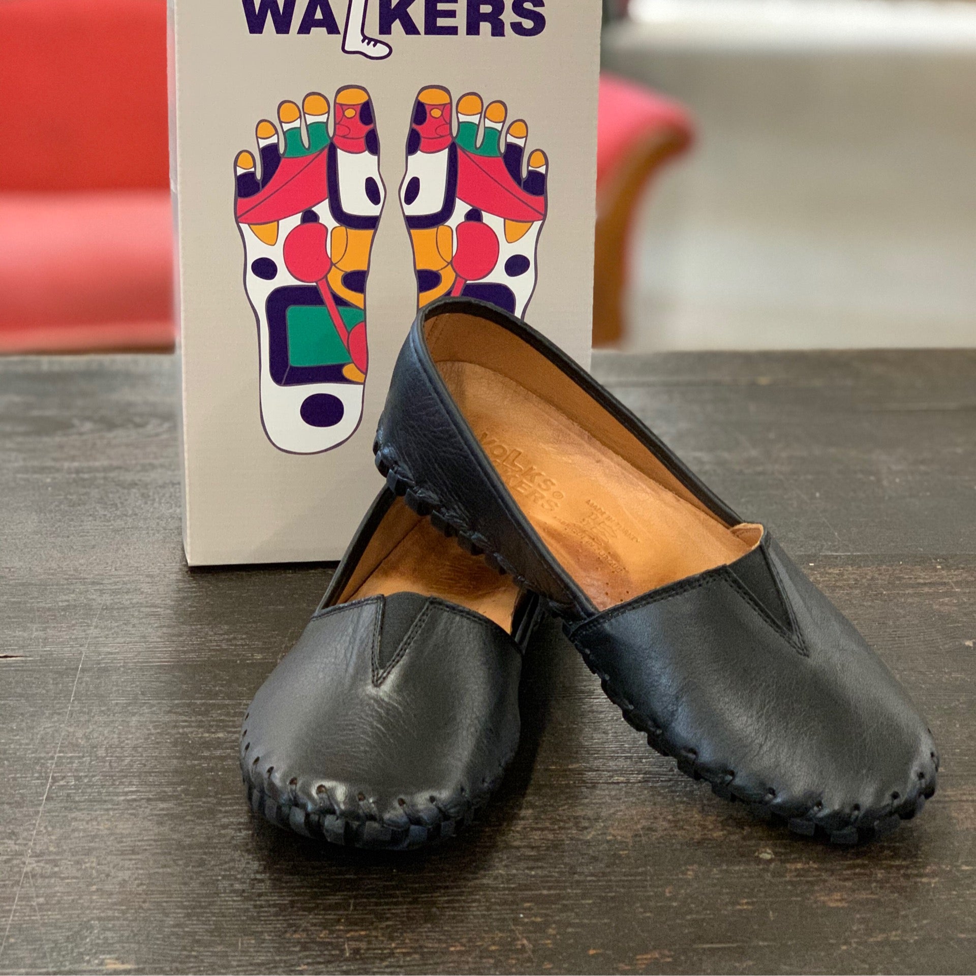 Volks Walkers black black sole 1203 A099B The Copper Tree Boutique