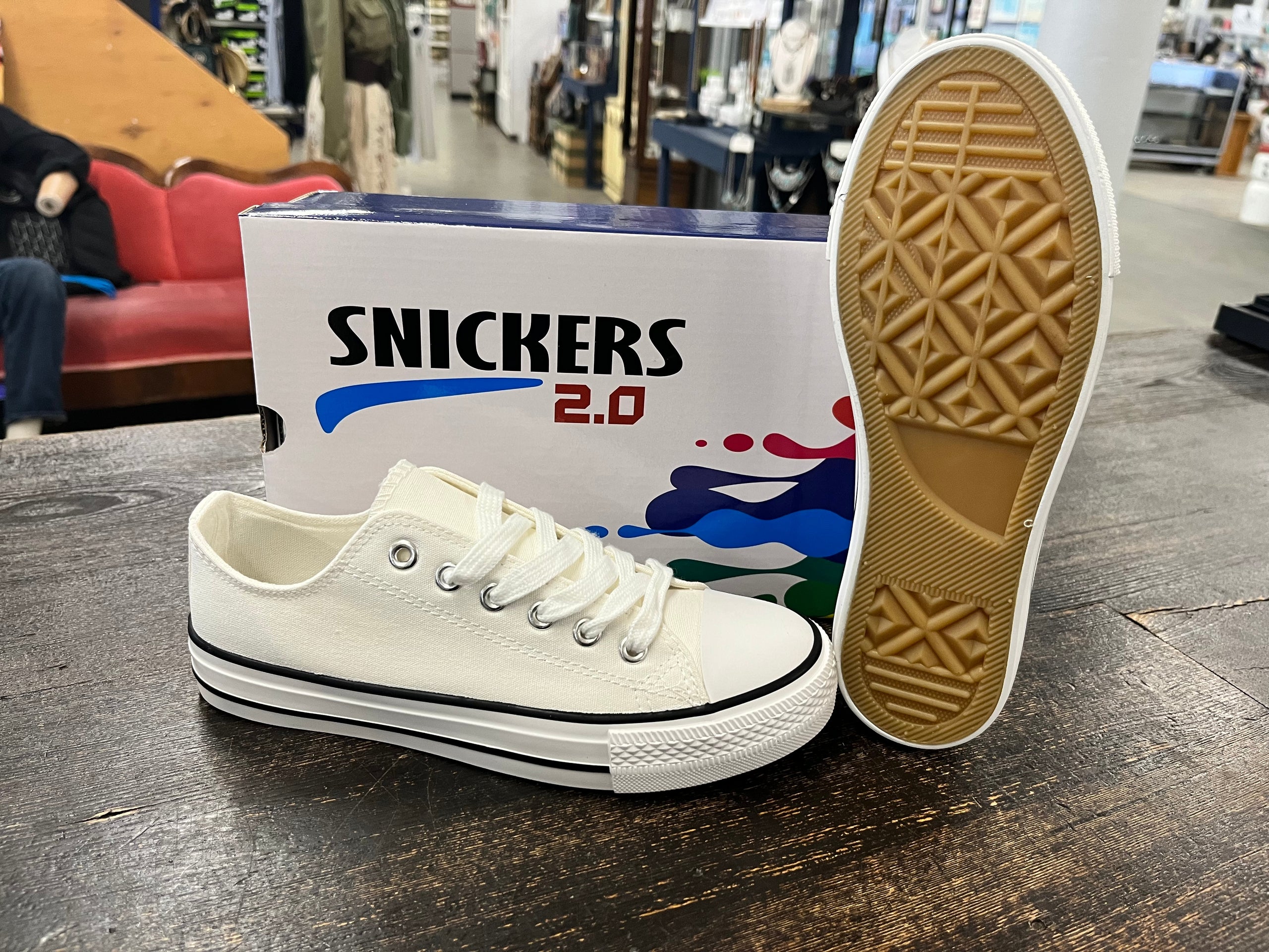 White canvas for ladies hot sale