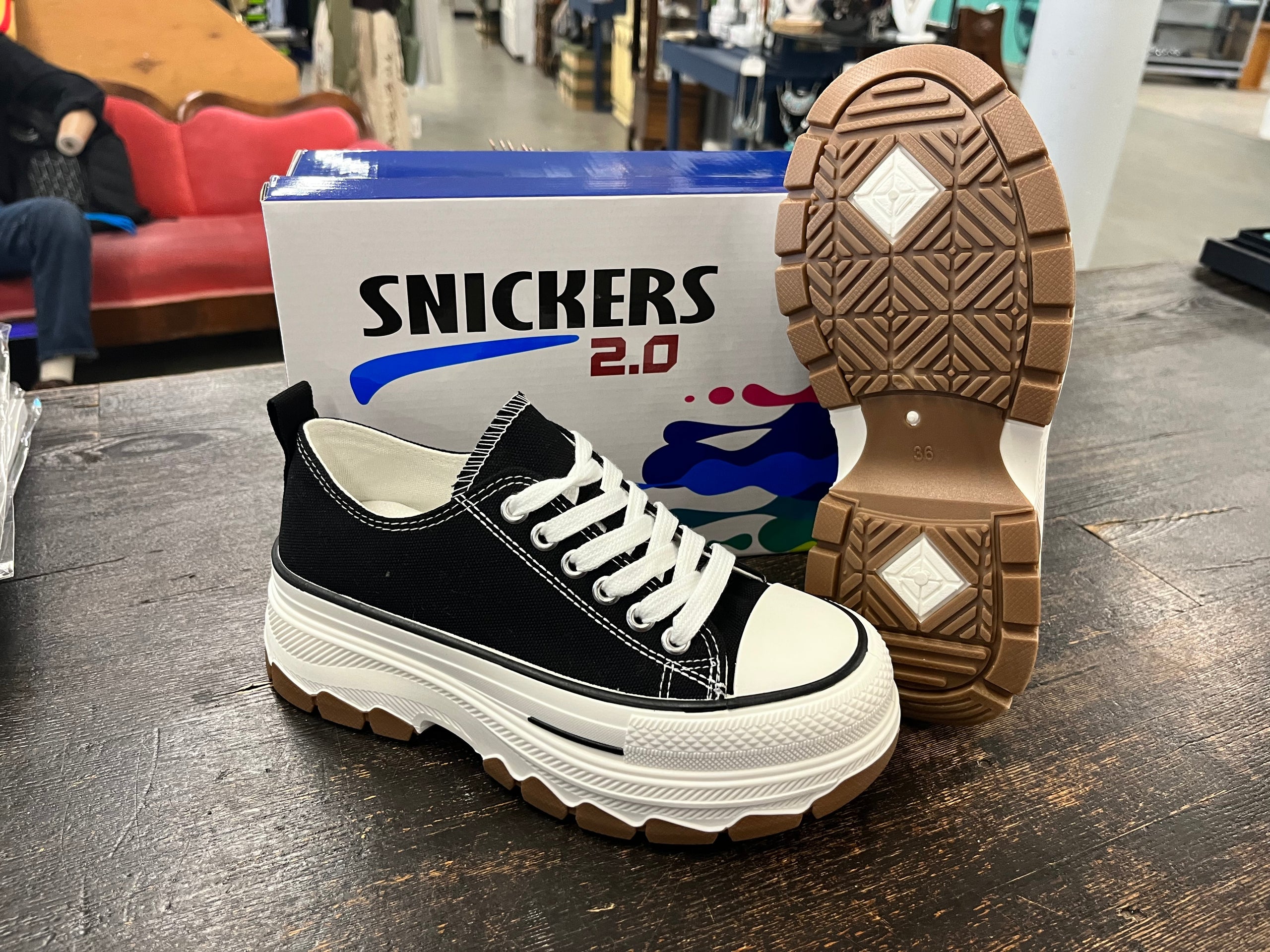 SNICKERS 2245000 Canvas Shoe ladies black